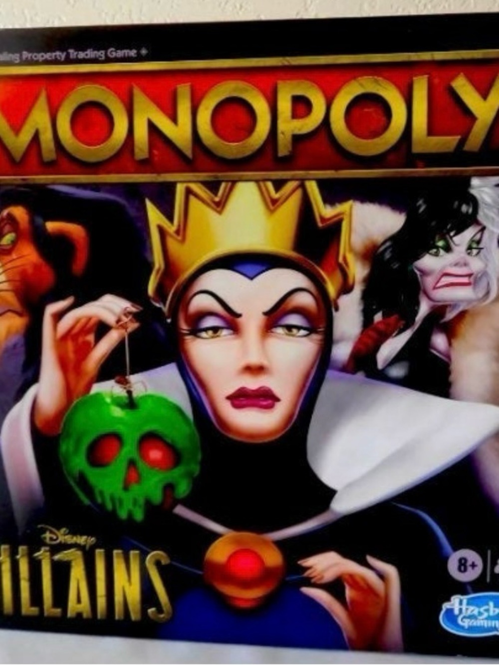 Monopoly Disney Villains Board Game - Brand New